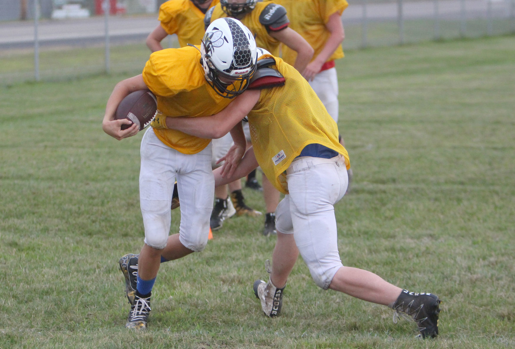 Cadott football practice 8-13-19